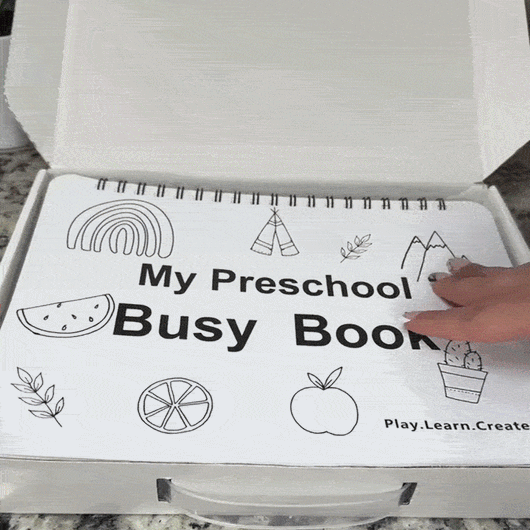 Montessori Roots Preschool Busy Book
