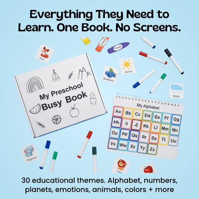 Montessori Roots Preschool Busy Book