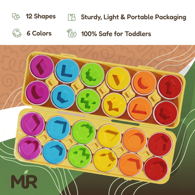 Montessori Geometric Eggs