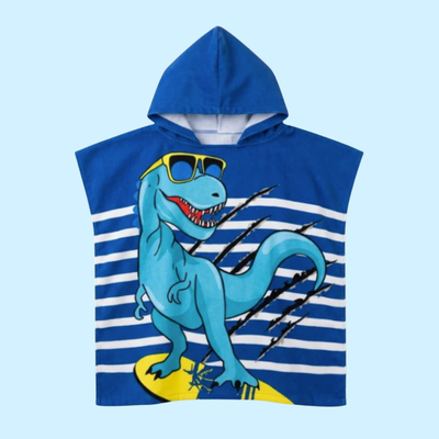 Kids Hooded Beach Poncho Towel (3-8 years)