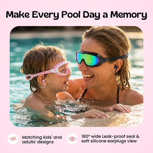 Adult Clip-On Swim Goggles