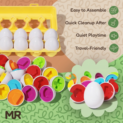 Montessori Geometric Eggs