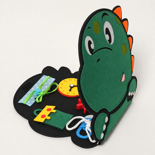 Montessori Dino Busy Board