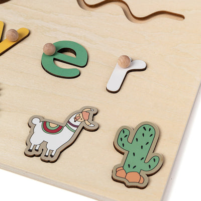 Montessori Personalized Wooden Puzzle
