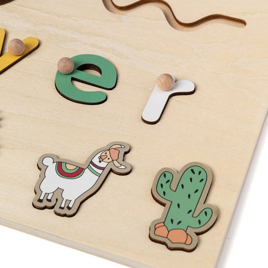 Montessori Personalized Wooden Puzzle