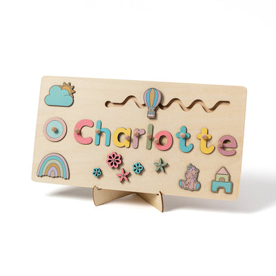 Montessori Personalized Wooden Puzzle