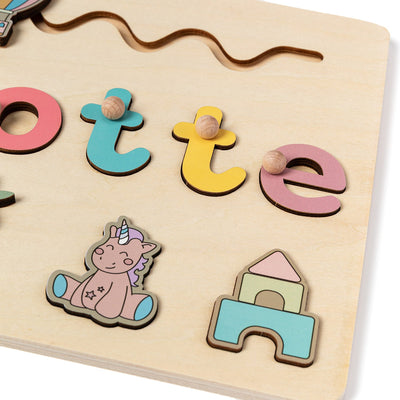 Montessori Personalized Wooden Puzzle