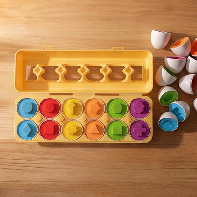 Montessori Geometric Eggs