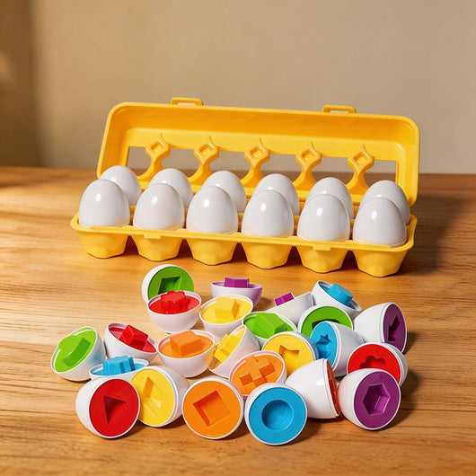 Montessori Geometric Eggs