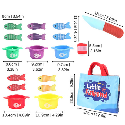 Montessori Fishing Playset