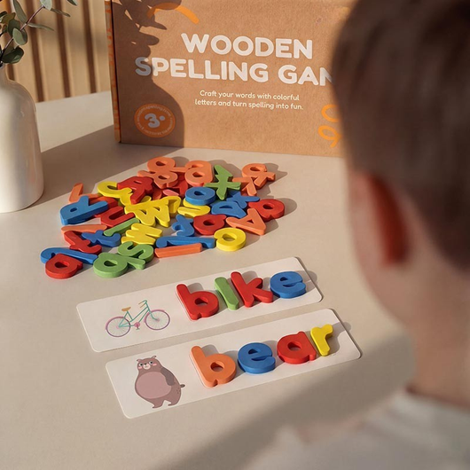 Montessori Wooden Spelling Game