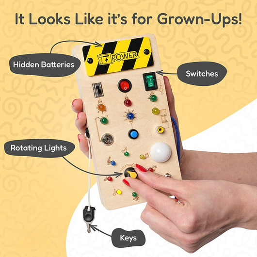 Montessori Wooden Switch Board