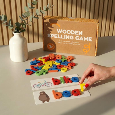 Montessori Wooden Spelling Game