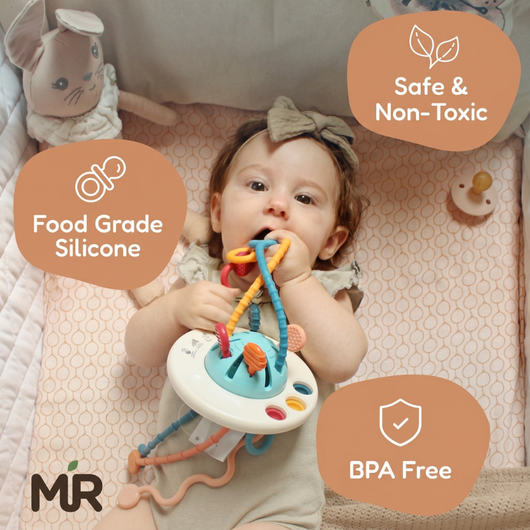 Montessori Silicone Pulling Toy