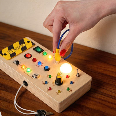 Montessori Wooden Switch Board