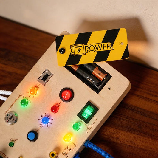 Montessori Wooden Switch Board