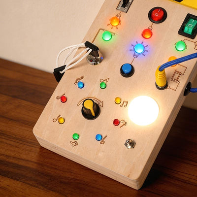 Montessori Wooden Switch Board