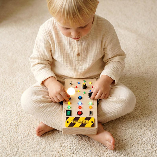 Montessori Wooden Switch Board