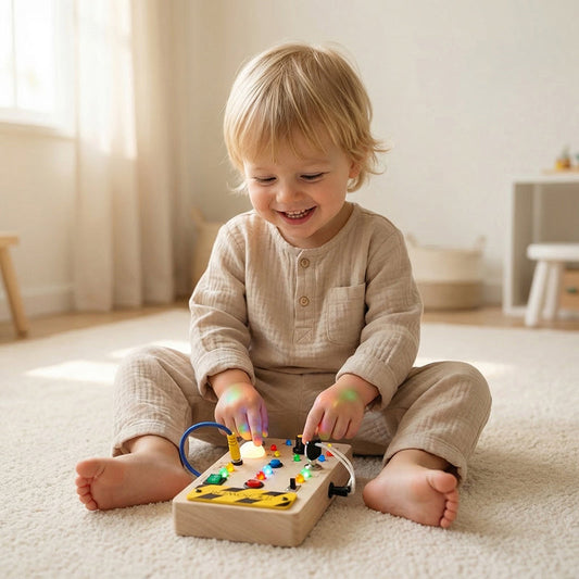 Montessori Wooden Switch Board