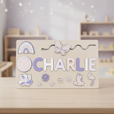 Montessori Personalized Wooden Puzzle