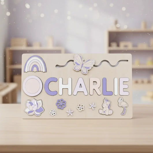 Montessori Personalized Wooden Puzzle