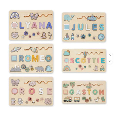 Montessori Personalized Wooden Puzzle