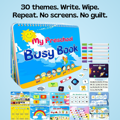Montessori Roots Preschool Busy Book