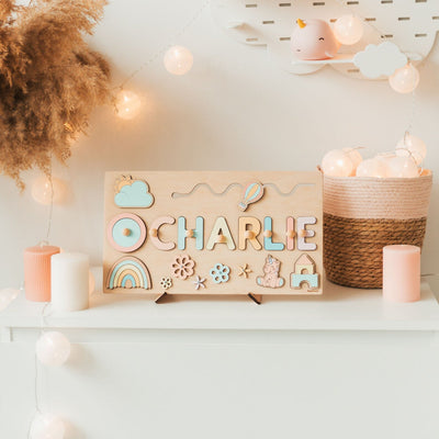 Montessori Personalized Wooden Puzzle