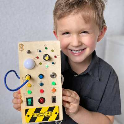 Montessori Wooden Switch Board