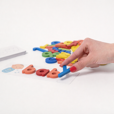 Montessori Wooden Spelling Game