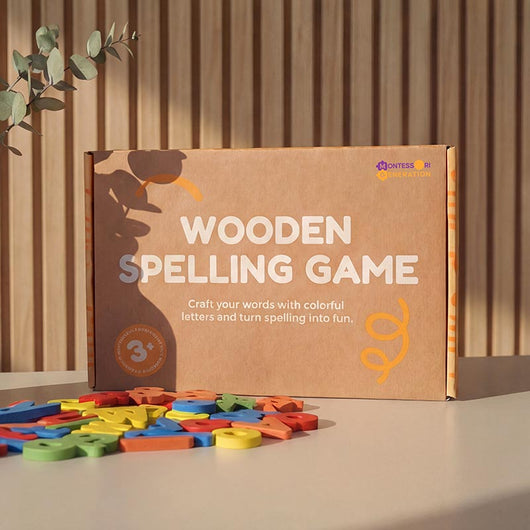 Montessori Wooden Spelling Game